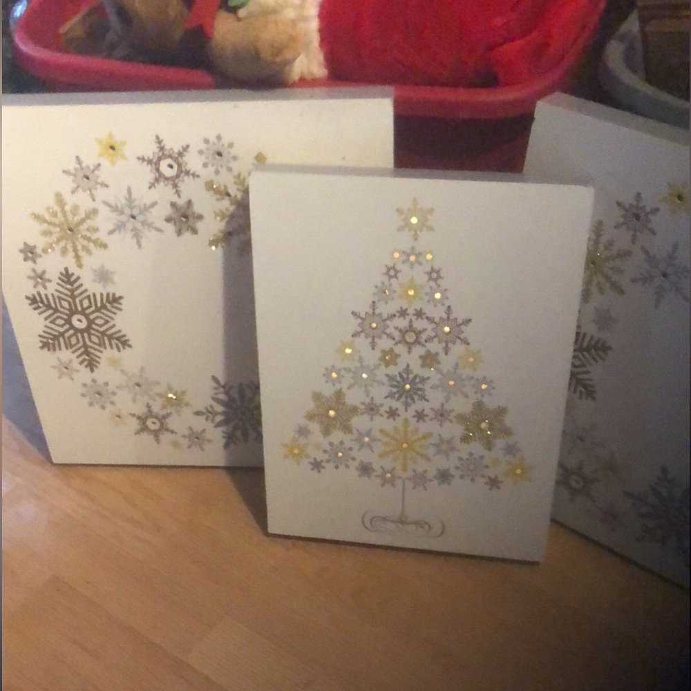 Light up Christmas pictures